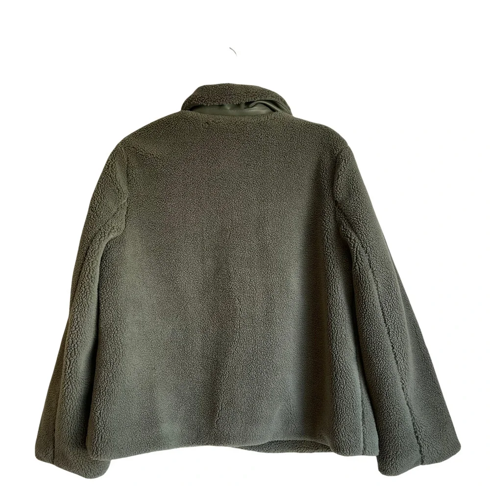 New REBECCA MINKOFF Women's Sherpa Teddy Jacket Size M NWT - Picture 5 of 8